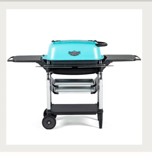 Close view of a grill hood