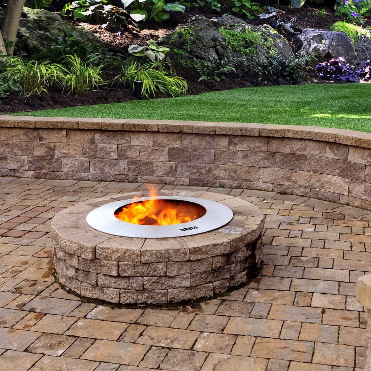 Zentro Stainless Steel Smokeless Fire Pit Insert product detail