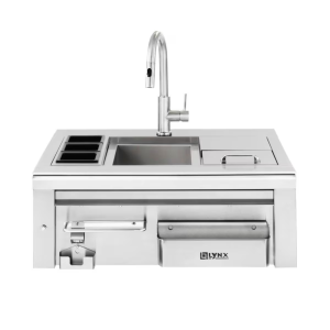 Lynx 30-Inch Built-In Cocktail Station With Sink & Ice Bin Cooler LCS30