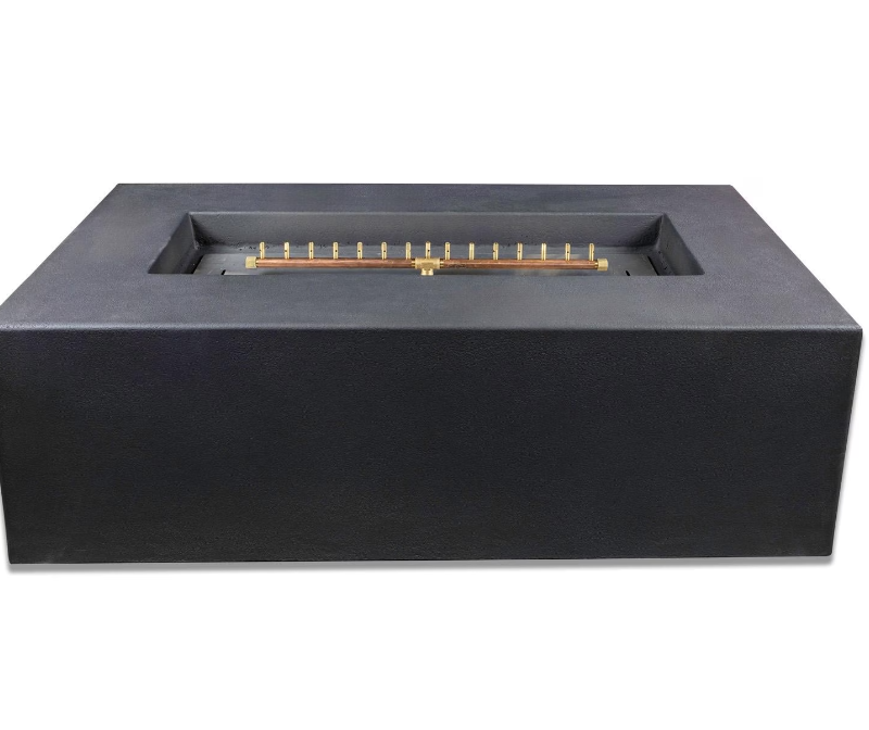 Blaze 60-Inch Rectangular Concrete Propane Fire Pit Table in Phantom -LP product detail