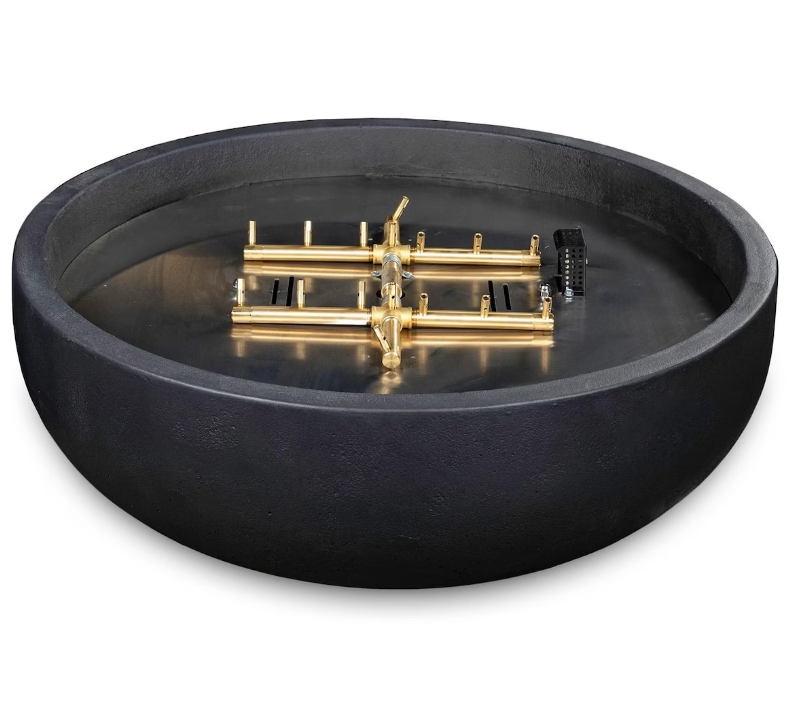 Blaze 38-Inch Round Concrete Propane Fire Bowl in Phantom -BLZ-38-FBOWL-LP product detail