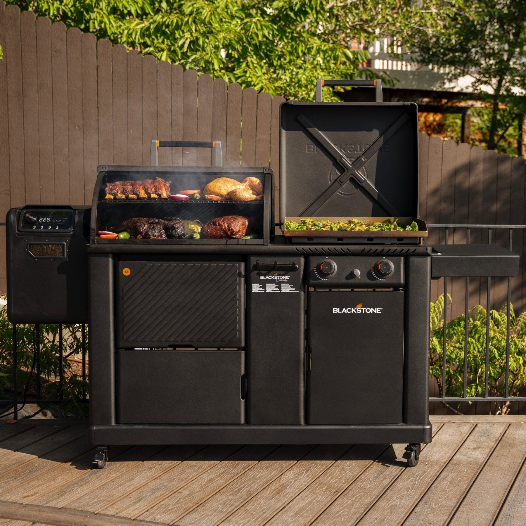 22" XL Griddle Pellet Grill Combo