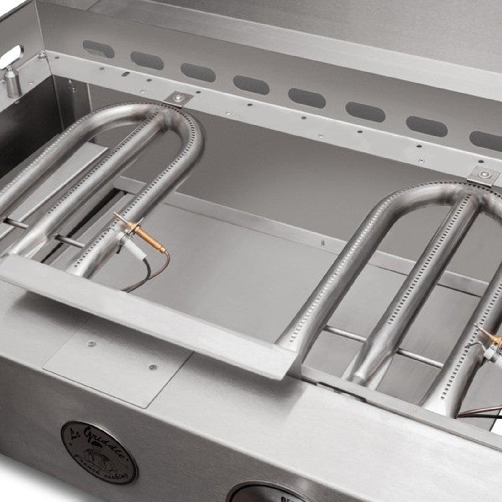 Le Griddle 30-Inch Natural Gas Built-In or Countertop 2 Burner Griddle (Lid Sold Separately) - GFE75-NG product detail