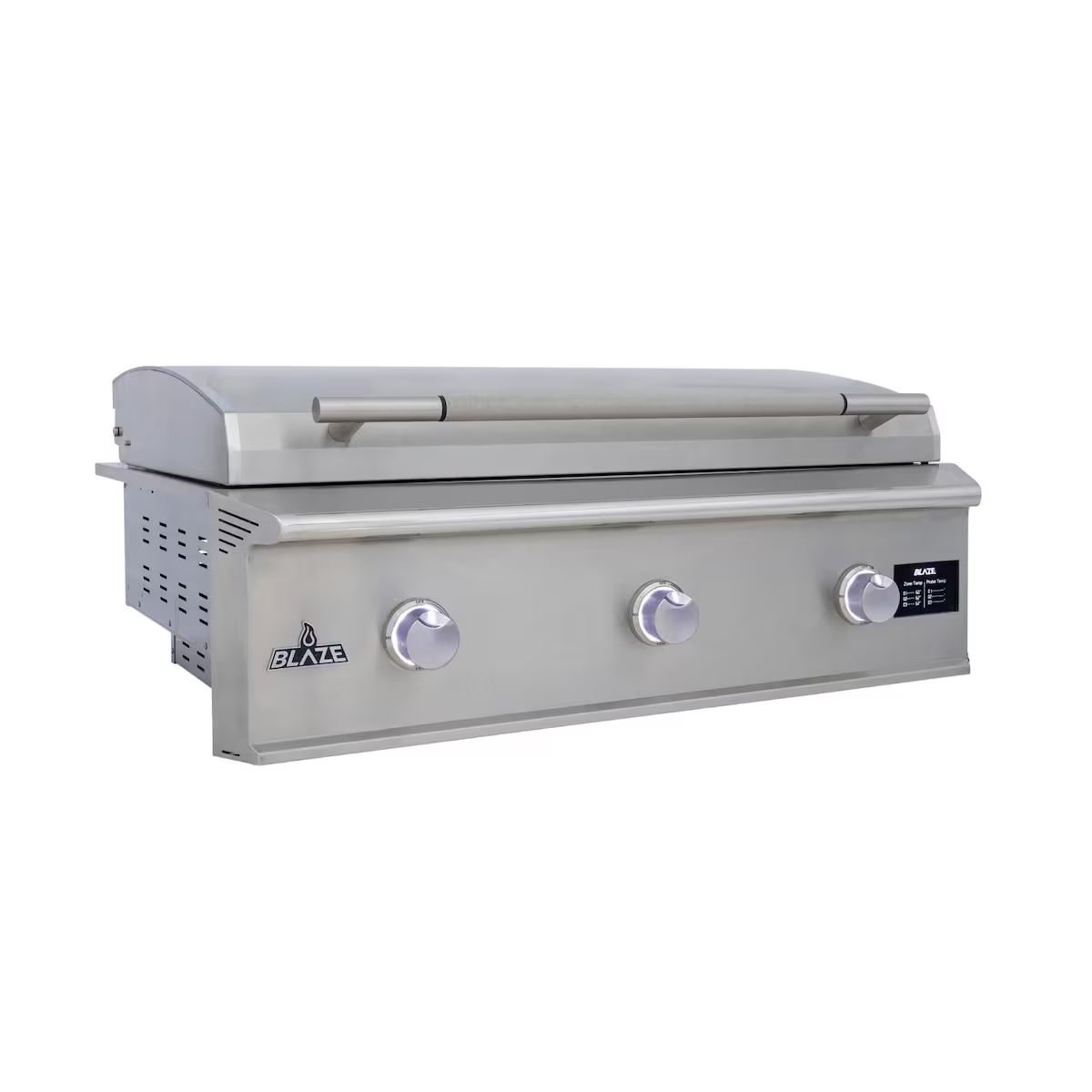 Blaze LTE PRO 40-Inch Built-in Natural Gas Griddle w/ Digital Temperature Screen & Lift-Assist Lid - BLZ-GRIDDLE40-NG