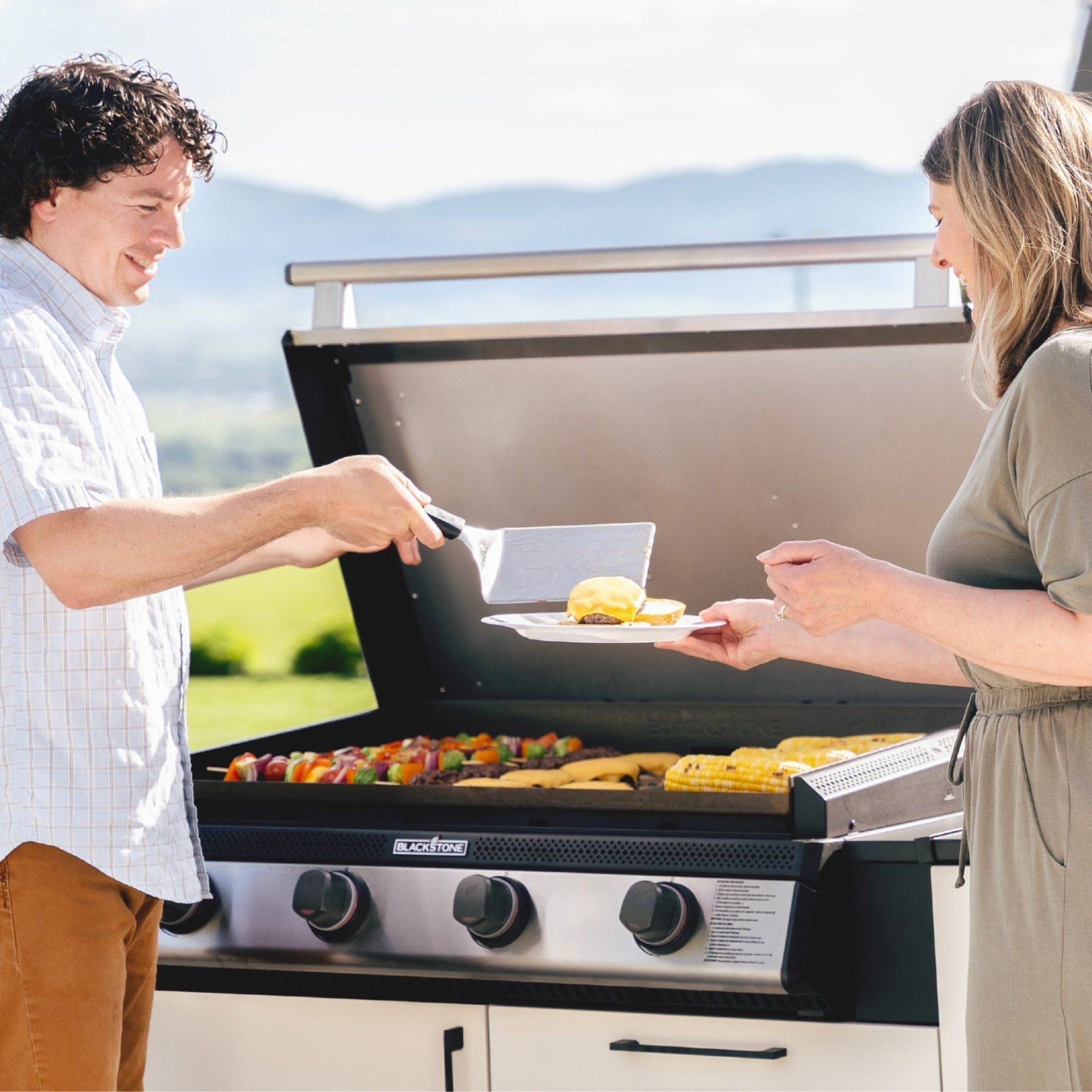 36" Drop-in Griddle with Hood (Natural Gas)