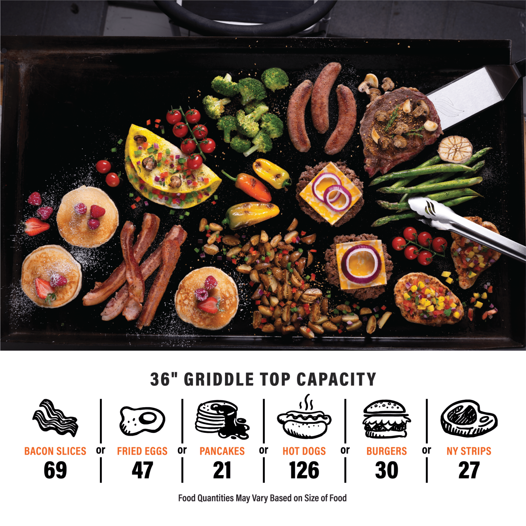 36" Griddle Airfryer Combo Bundle