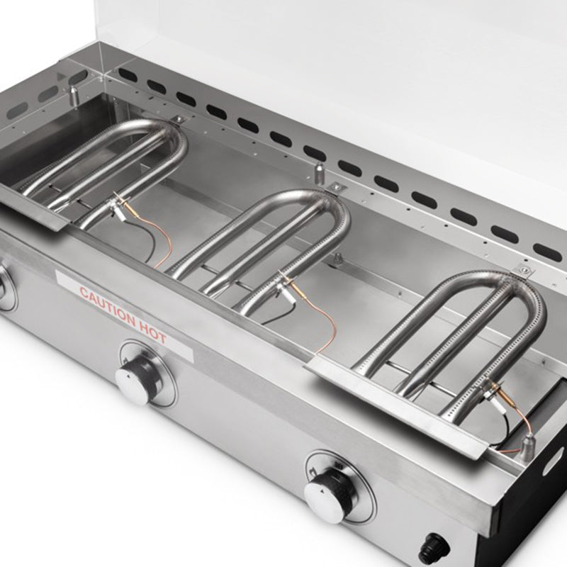 Le Griddle 41-Inch Natural Gas Built-In or Countertop 3 Burner Griddle (Lid Sold Separately) - GFE105-NG product detail