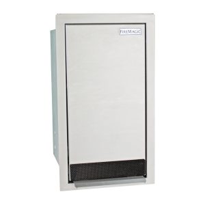 Fire Magic 13-Inch Roll-Out Stainless Steel Trash Bin (For Use w/ Cut & Clean Combo) - 53825-T