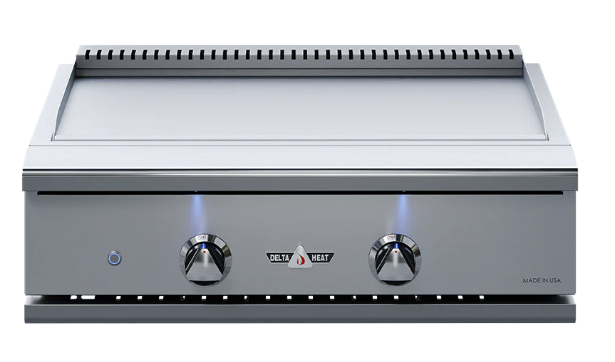 Delta Heat 32-Inch Built-In Natural Gas Stainless Teppanyaki Griddle - DHTG32N