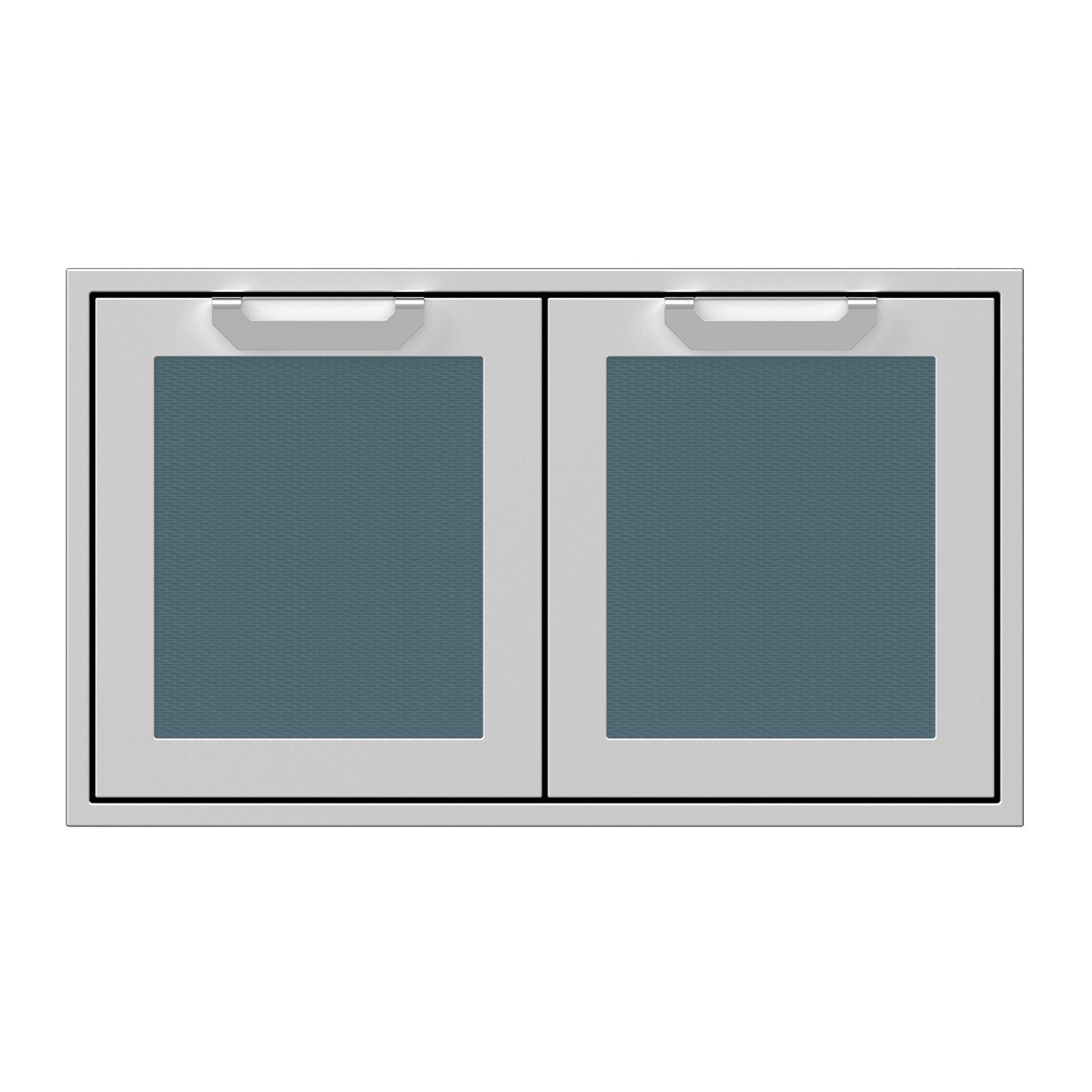 Hestan 36-Inch Double Access Doors w/ Recessed Marquise Accented Panels in Dark Gray - AGAD36-GG