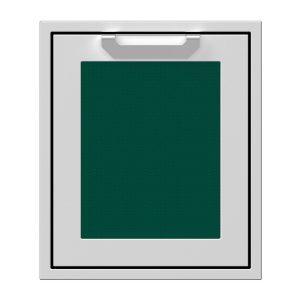 Hestan 18-Inch Single Access Door w/ Recessed Marquise Accented Panel (Left Hinge) in Green - AGADL18-GR