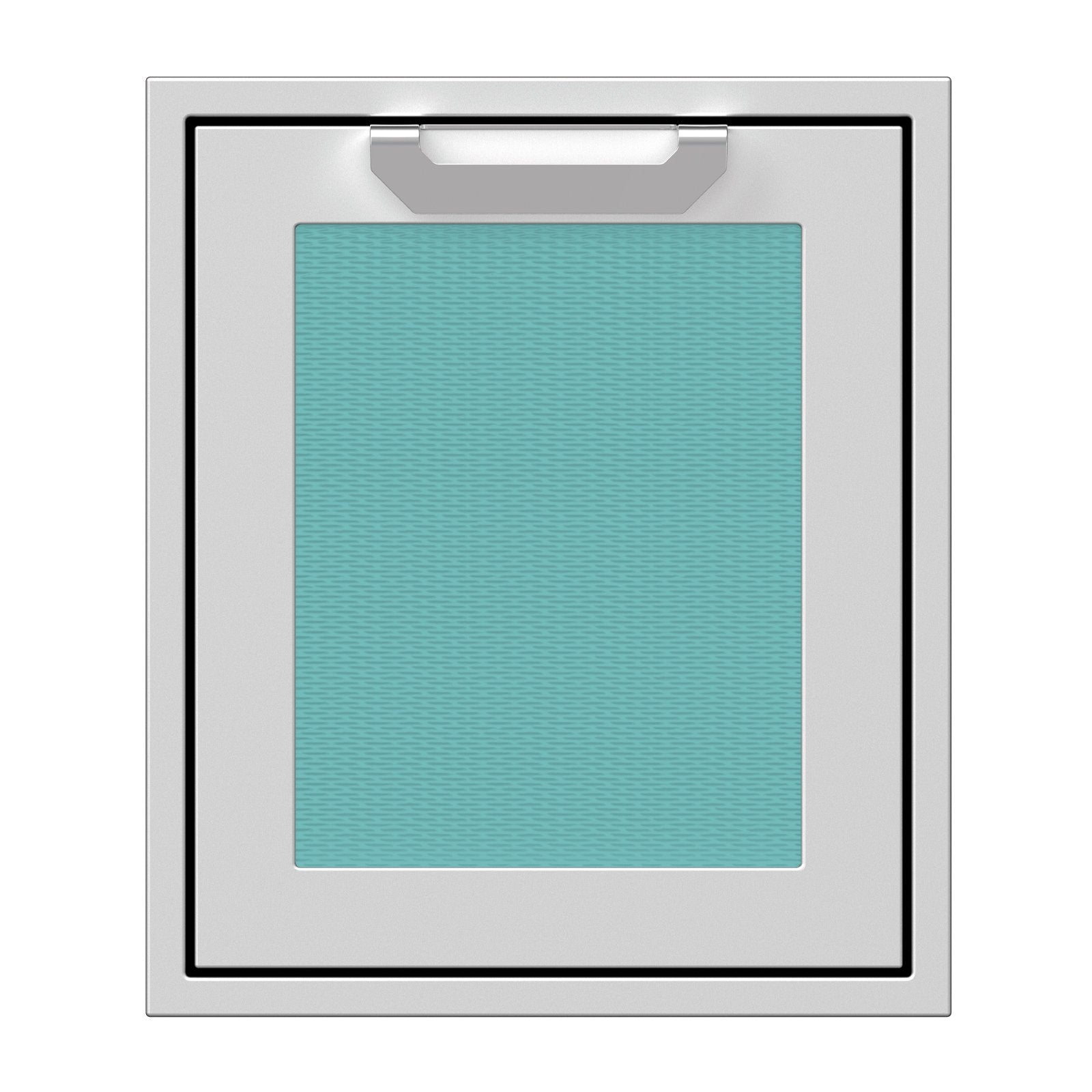 Hestan 18-Inch Single Access Door w/ Recessed Marquise Accented Panel (Right Hinge) in Turquoise - AGADR18-TQ