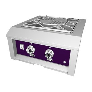 Hestan 24-Inch Natural Gas Built-In Power Burner in Purple - AGPB24-NG-PP