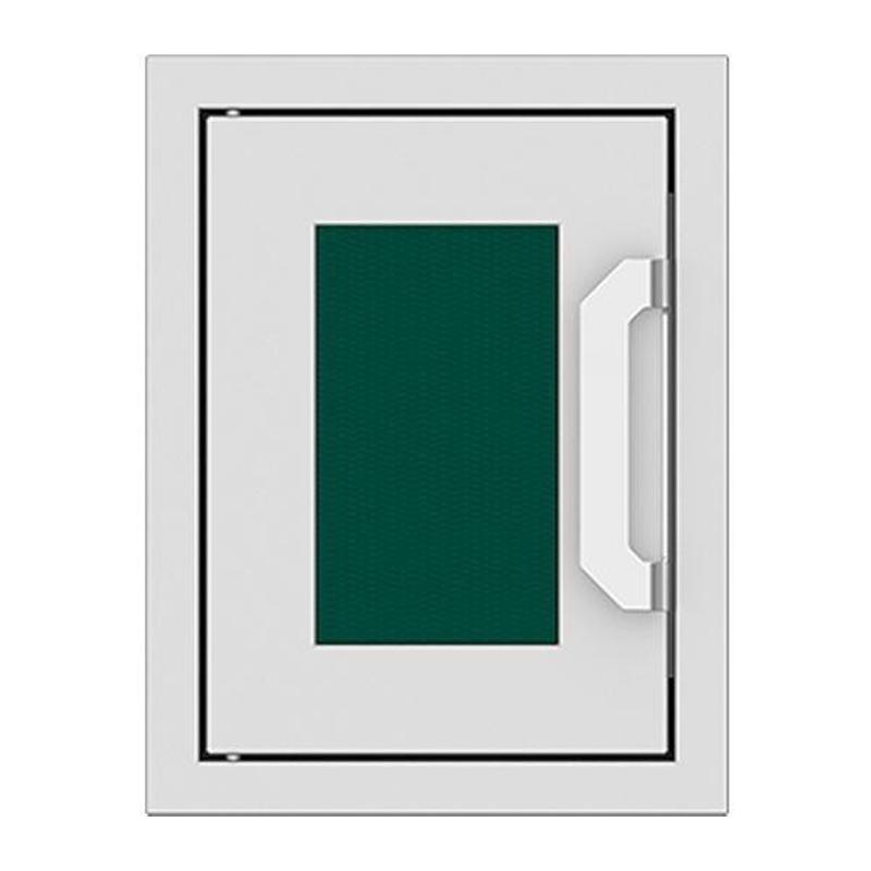 Hestan 16-Inch Paper Towel Dispenser w/ Recessed Marquise Accent Panel in Green - AGPTD16-GR