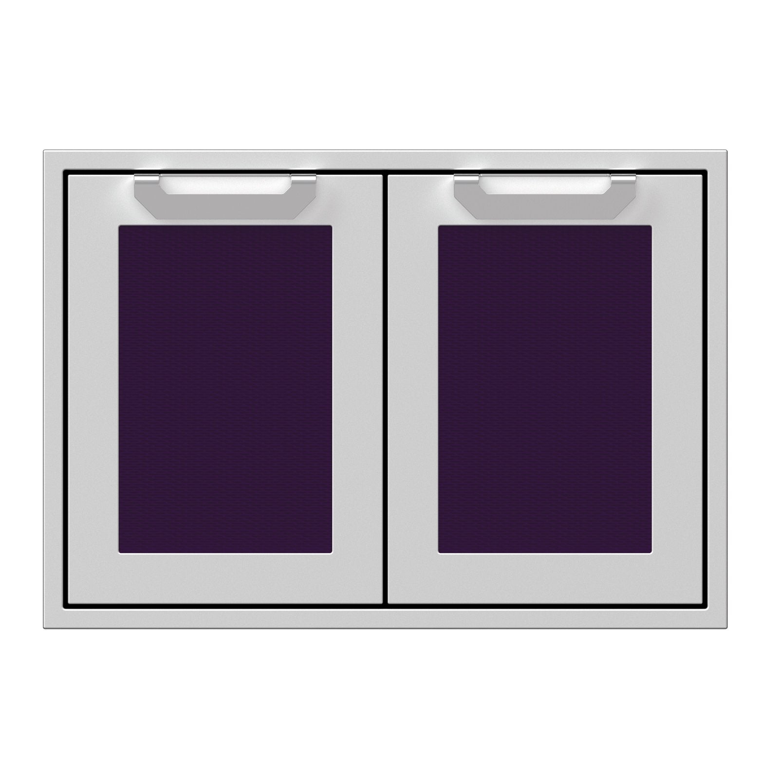 Hestan 30-Inch Double Access Door Propane Tank and Storage Cabinet w/ Recessed Marquise Accent Panel in Purple - AGSD30-PP