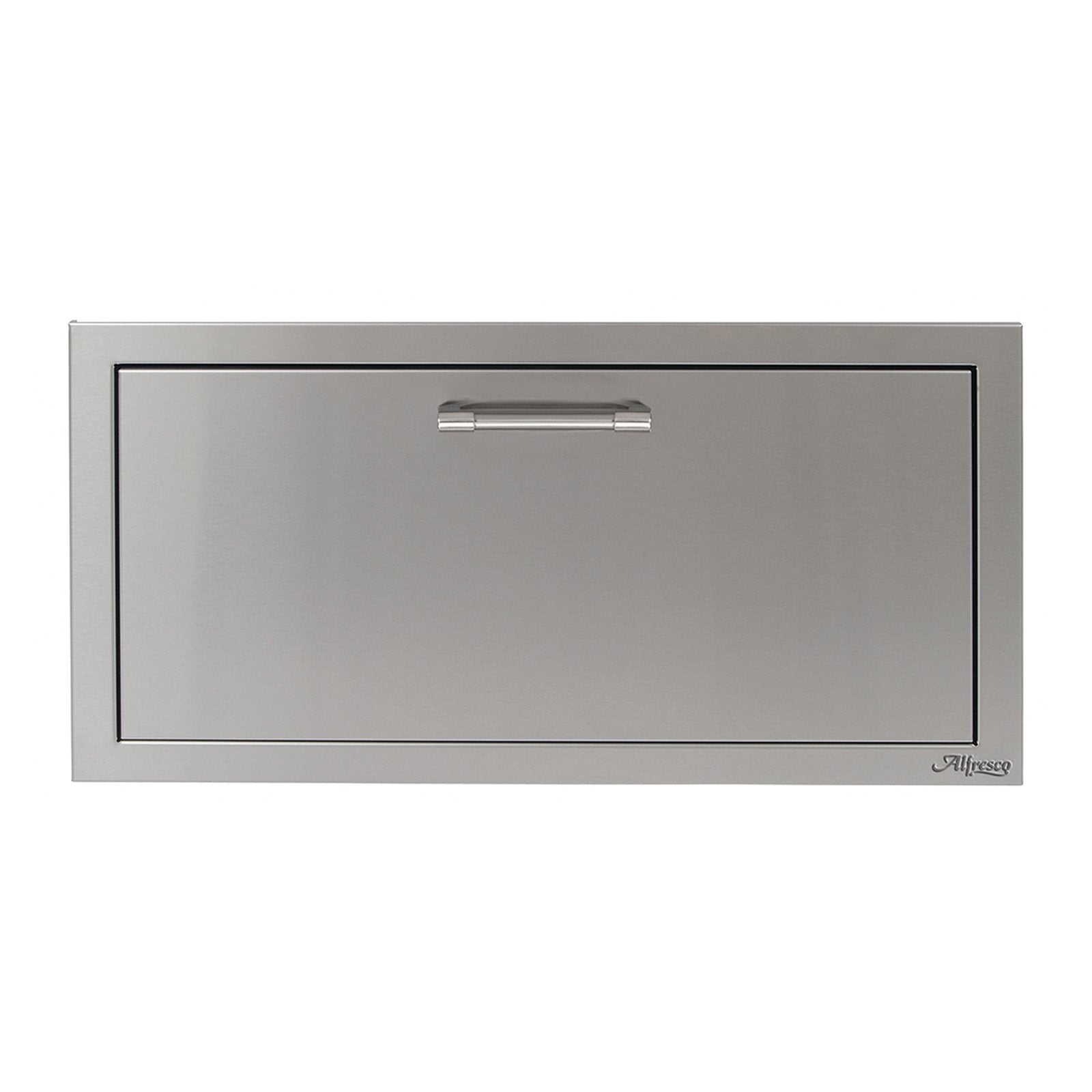 Alfresco 30-Inch Versapower Stainless Steel Soft Close Storage Drawer - AXE-30DR-SC