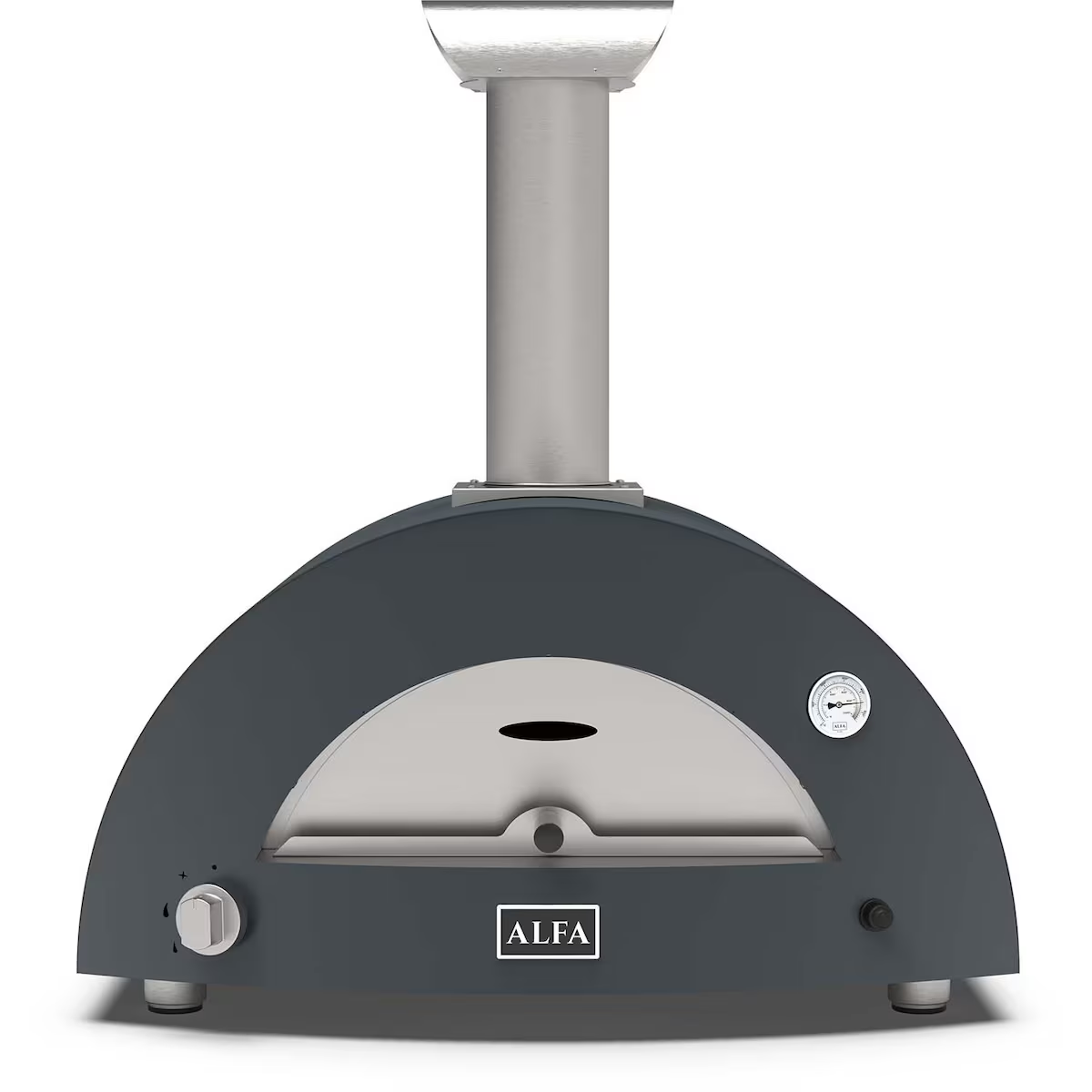 Alfa Moderno 2 Pizze Propane Gas Pizza Oven - Anthracite Grey - FXMD-2P-GGRIA-U