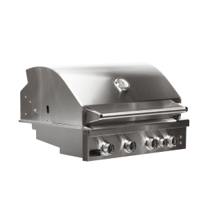 Broilmaster 32-in., 4 Burners, Work Lights, Rear IR Burner, and LED's Natural