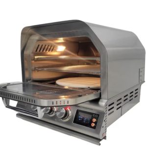 Blaze 26-Inch Built-In Natural Gas Outdoor Pizza Oven W/ Rotisserie - BLZ-26-PZOVN-NG