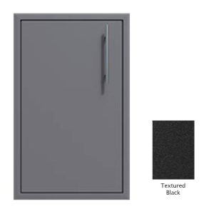 Canyon Series 18"w by 29"h Single Door Enclosure w/ Adj. Shelf (Left Hinge) In Textured Black - CAN001-F01-LftHng-TexturedBlack