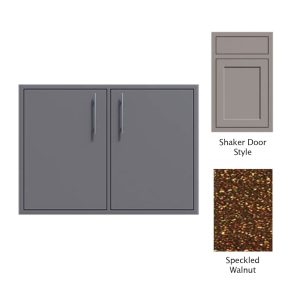 Canyon Series Shaker Style 30"w by 29"h Double Door Enclosure w/ Adj. Shelf In Speckled Walnut - CAN008-F01-Shaker-SpeckWalnut