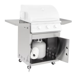 Summerset Stainless Steel Cart for 26-Inch Sizzler Grills (Cart Only) - CART-SIZ26