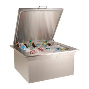 Fire Magic 25-Inch Drop-In Refreshment Center w/ Removable Insulated Lid - 33596