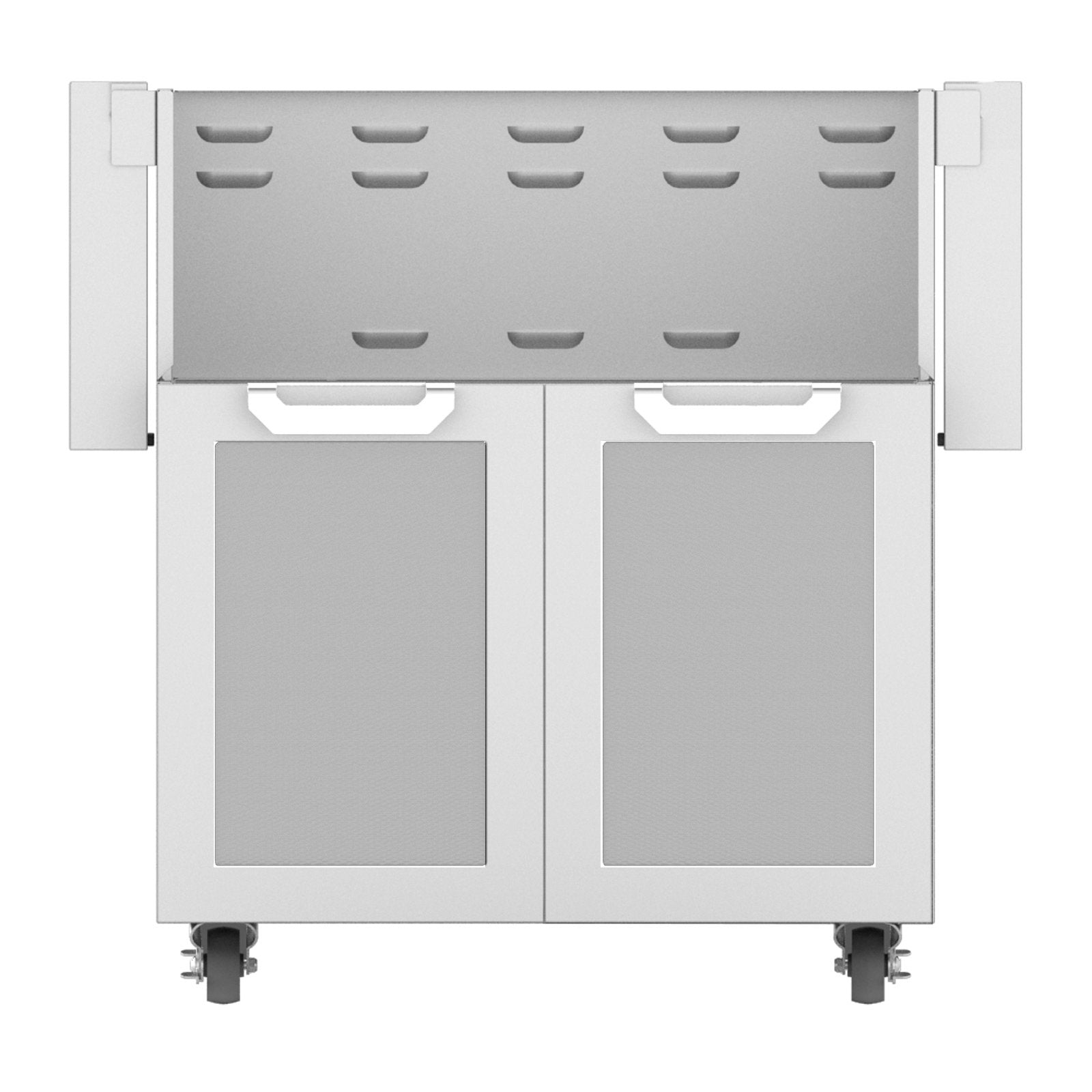 Hestan 30-Inch Double Door Grill Cart in Stainless Steel - GCD30
