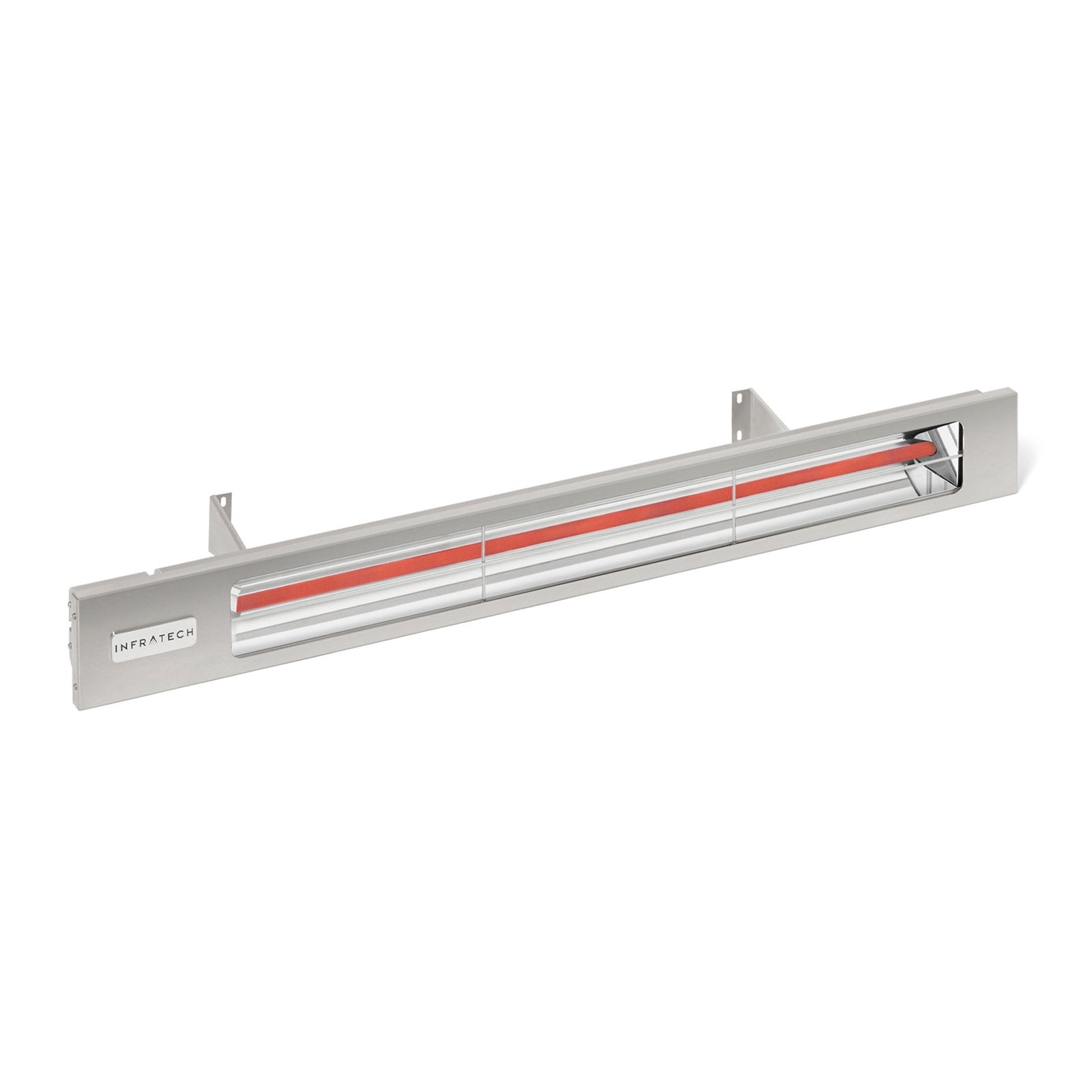 Infratech Slimline 42.5-Inch Single Element 208 Volt, 2400 Watt, 10 Amp Outdoor Heater in Silver - SL2428SV