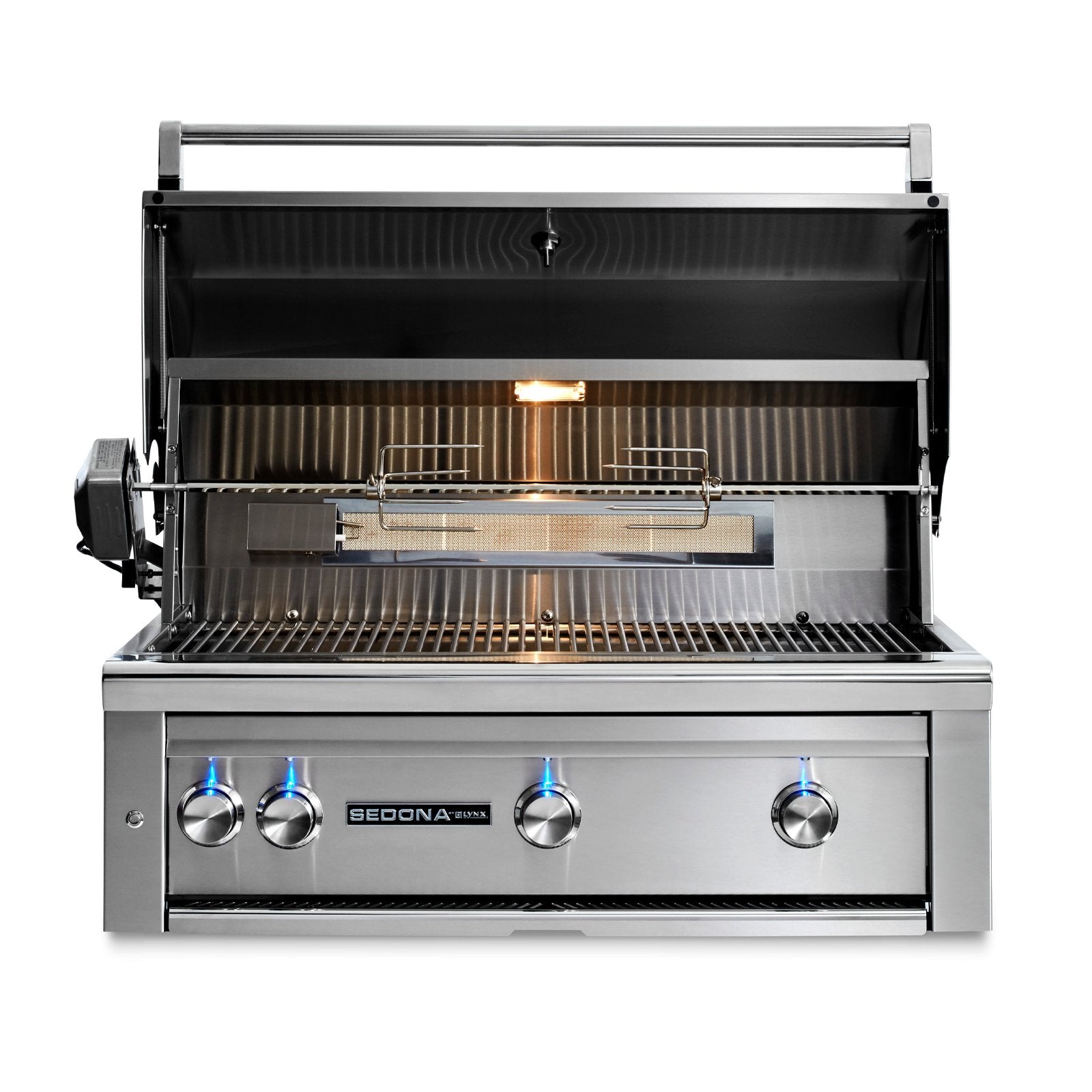 Sedona by Lynx 36-Inch Propane Gas Built-In Grill - 2 Stainless Steel Burners and 1 ProSear Burner, w/ Rotisserie - L601PSR-LP