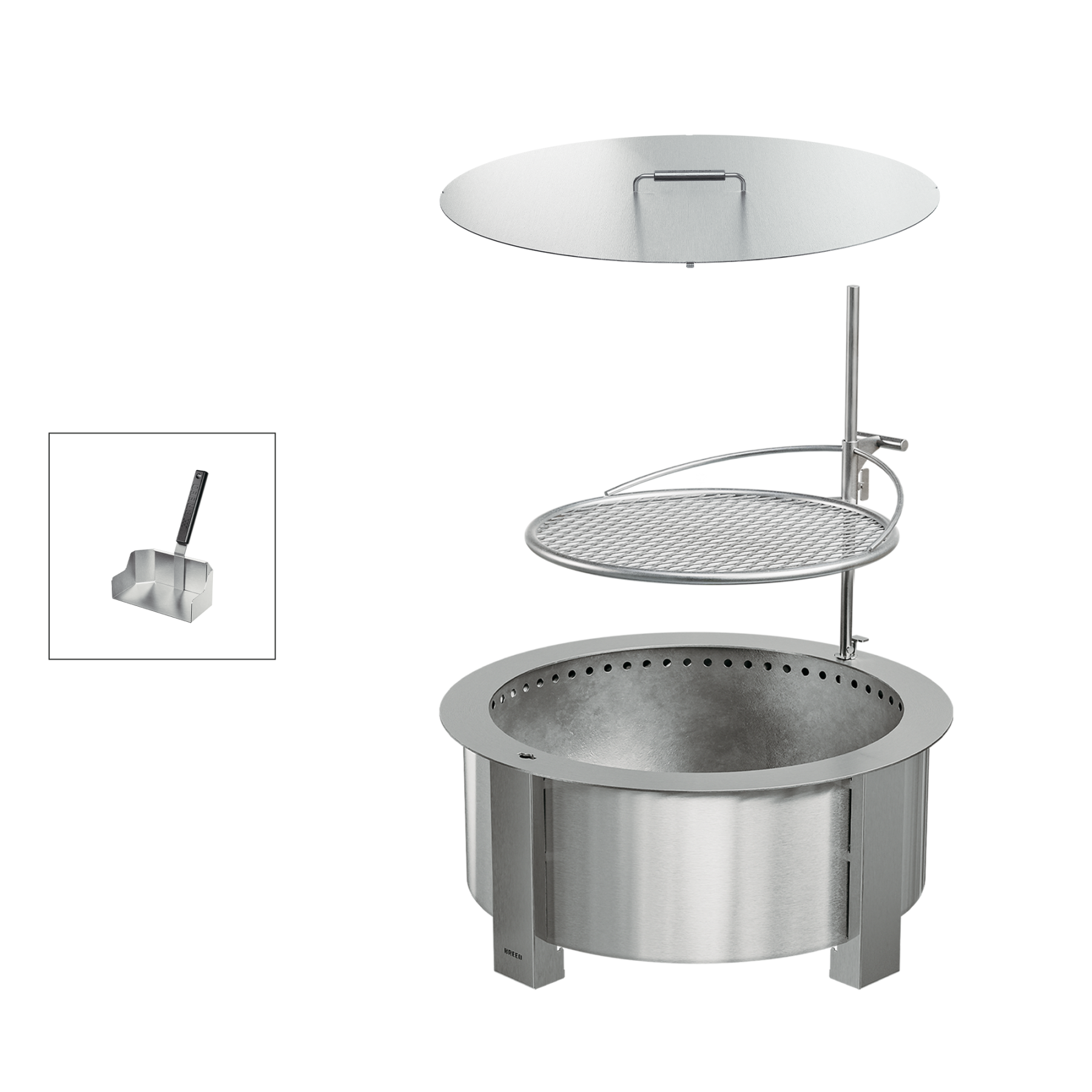 Smokeless Fire Pit Grilling Bundle