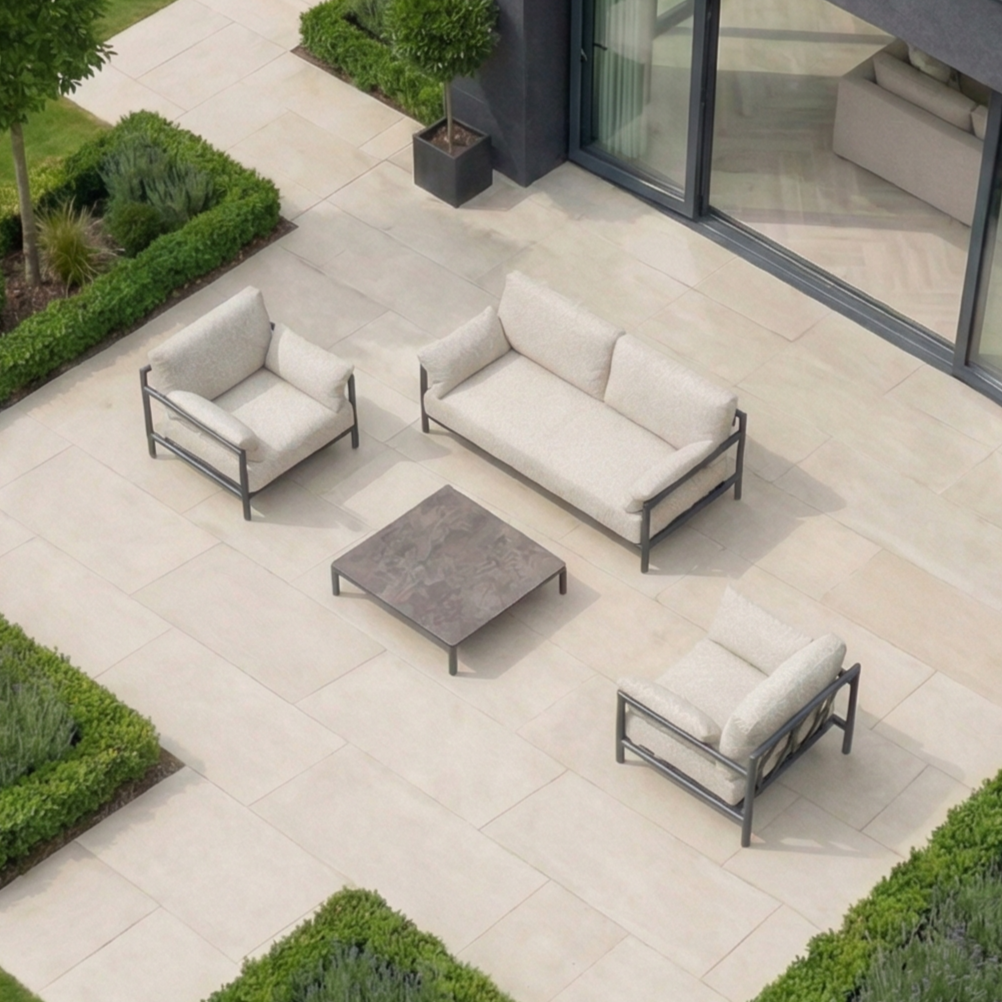 Sorelli 2 Seat Sofa Set in Truffle product detail