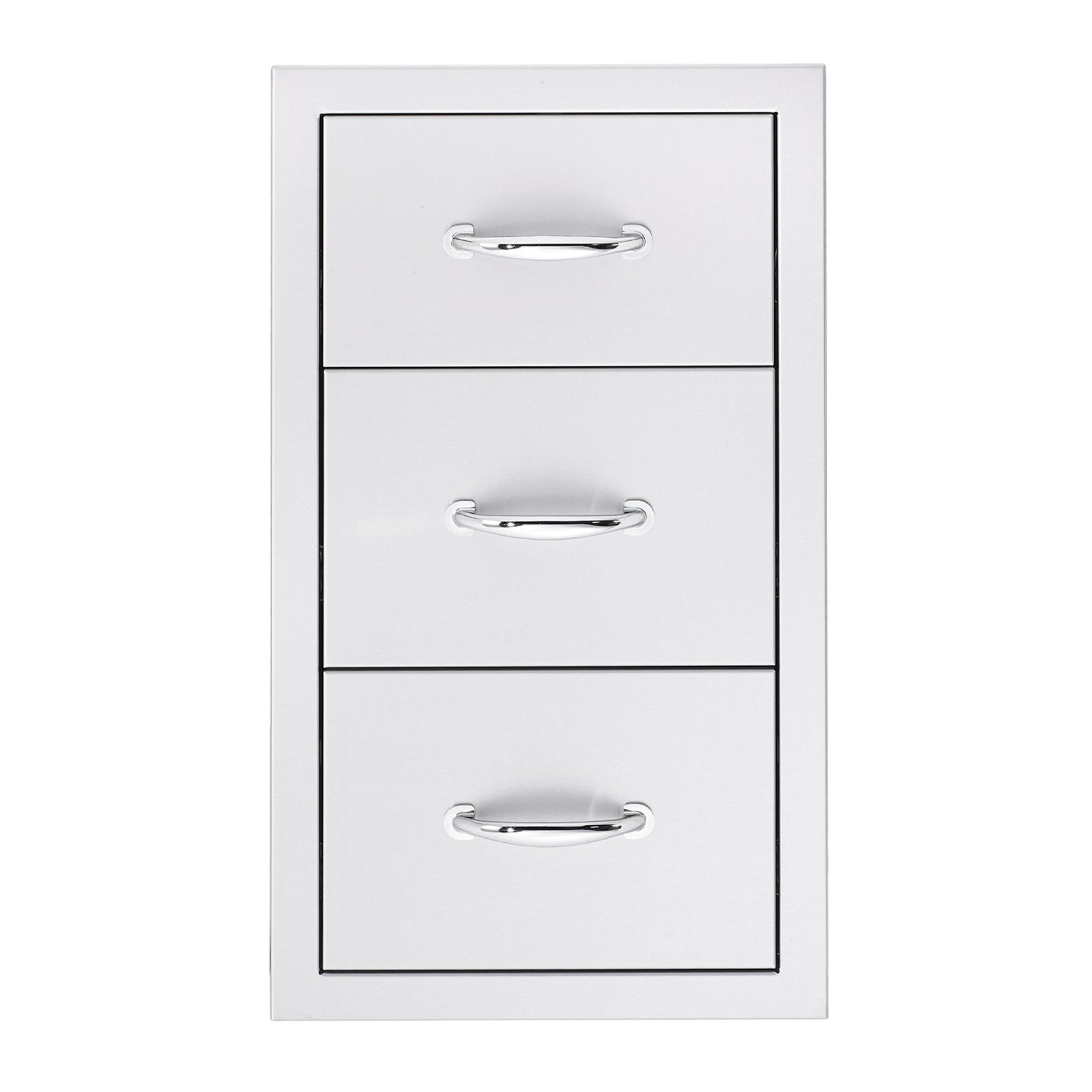 Summerset 17-Inch North American Stainless Steel Triple Drawer - SSDR3-17