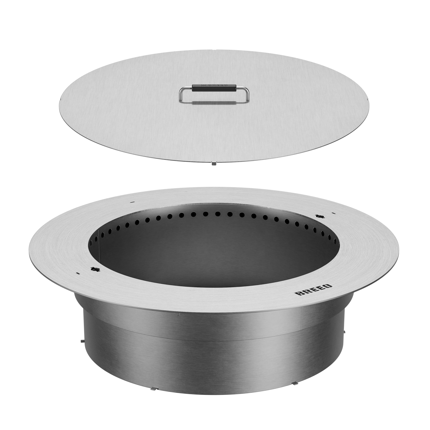 Zentro Stainless Steel Smokeless Fire Pit Insert