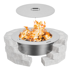 Zentro Stainless Steel Smokeless Fire Pit Insert
