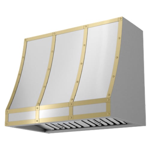 Zephyr Forte Hood Banding Kit 48in Satin Gold