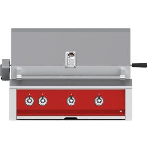 Hestan ASPIRE Grill Built-In 3 U-Burner Rotisserie 36" - Liquid Propane - Matador
