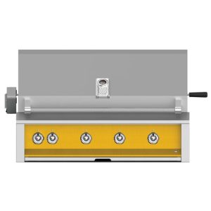 Hestan ASPIRE Grill Built-In 4 U-Burner Rotisserie 42" - Liquid Propane - Sol