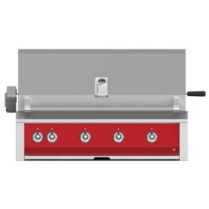 Hestan ASPIRE Grill Built-In 4 U-Burner Rotisserie 42" - Natural Gas - Matador