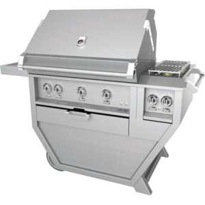 Hestan 36" Grill & Deluxe Cart 3 Trellis Burners Rotisserie - Natural Gas - Sol