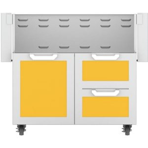 Hestan 36" Grill Cart Single Door & Double Drawer Soft Close - Sol