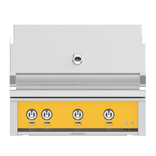 Hestan 36" Built-In Grill 2 Trellis Burners 1 Sear Burner Rotiss - Liquid Propane - Sol