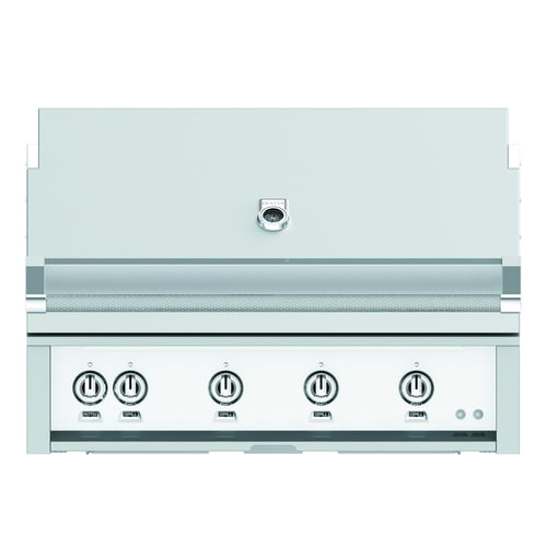 Hestan 42" Built-In Grill 3 Trellis Burners 1 Sear Burner Rotiss - Liquid Propane - Marshmallow