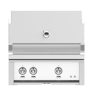 Hestan 42" Built-In Grill 3 Trellis Burners 1 Sear Burner Rotiss - Natural Gas - Marshmallow