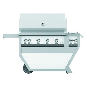 Hestan 42" Grill & Deluxe Cart 3 Trellis burners 1 Sear Burner R - Natural Gas - Marshmallow