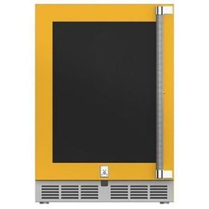 Hestan Outdoor Refrigerator 24" Lock Left Hinged - Sol — GRGL24-YW