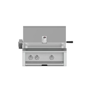 Hestan ASPIRE Grill Built-In 2 U-Burner Rotisserie 30" - Liquid Propane - Bora Bora Blue