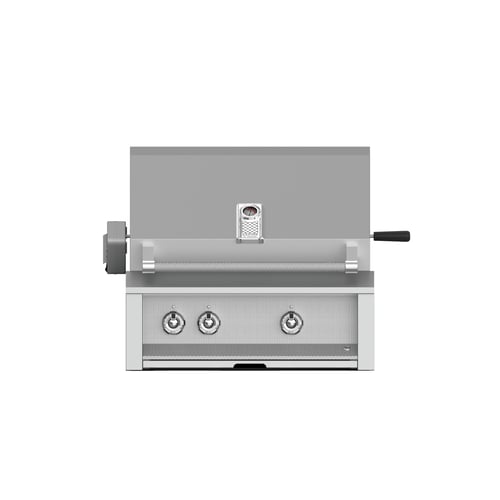 Hestan ASPIRE Grill Built-In 2 U-Burner Rotisserie 30" - Liquid Propane - Bora Bora Blue