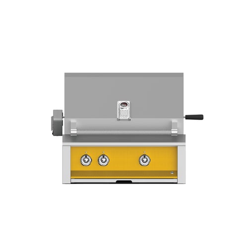 Hestan ASPIRE Grill Built-In 2 U-Burner Rotisserie 30" - Natural Gas - Sol