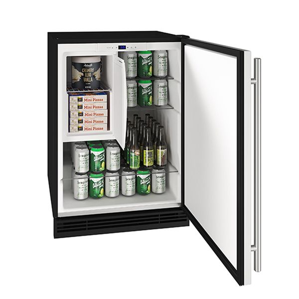 U-Line® 24" Stainless Solid Outdoor Refrigerator